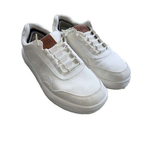 HEYDUDE Mn’s/Yth Sz 7 Hudson Classic sneakers in white(2 sets Insoles) main image 11